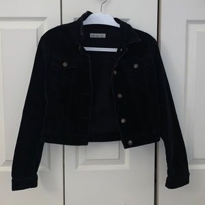 Corduroy Black Jean Jacket